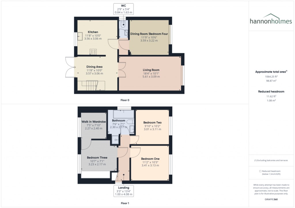 Floorplans For Coniston Close, Little Lever, Bolton