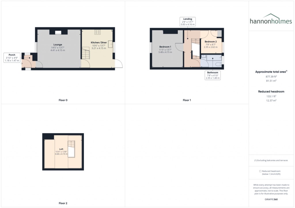 Floorplans For Church Street, Little Lever, Bolton