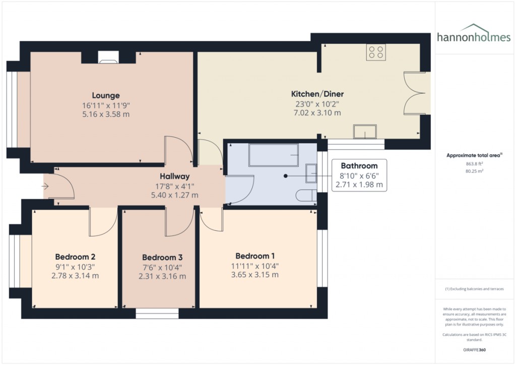 Floorplans For Churchill Drive, Little Lever, Bolton