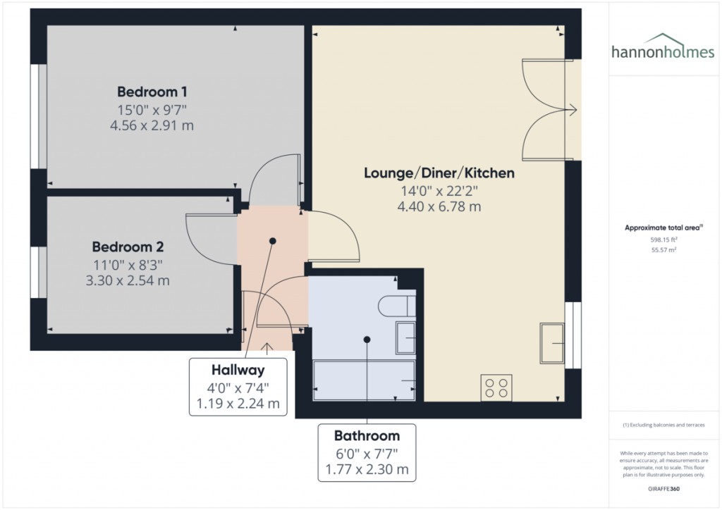 Floorplans For Danecroft, Little Lever, Bolton