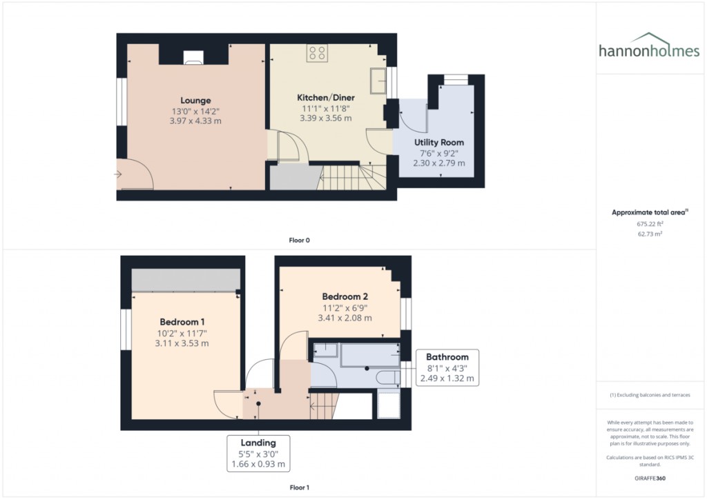 Floorplans For Church Street, Little Lever, Bolton