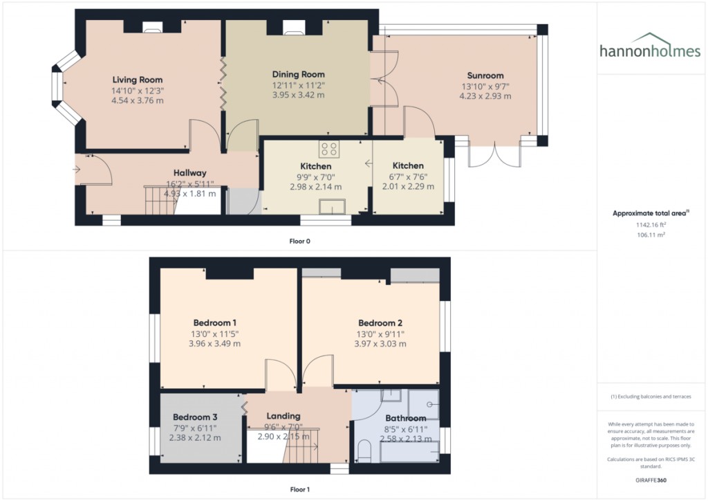 Floorplans For Crompton Way, Bolton