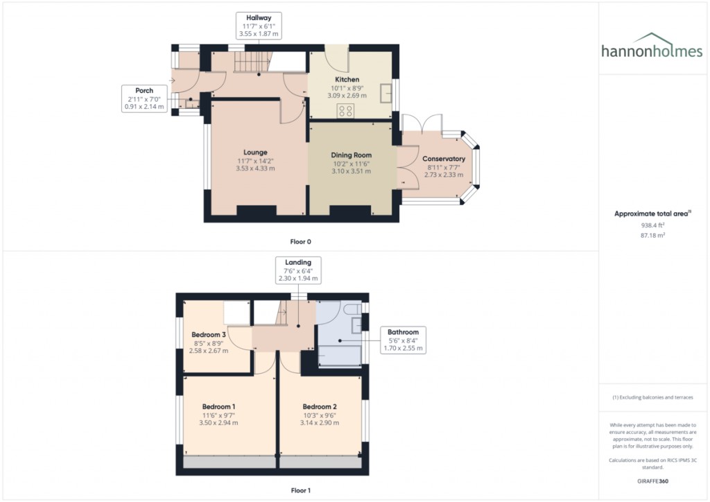 Floorplans For Avondale Road, Farnworth, Bolton