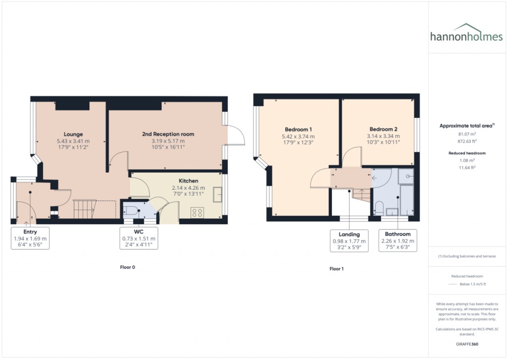 Floorplans For Tong Road, Little Lever, Bolton