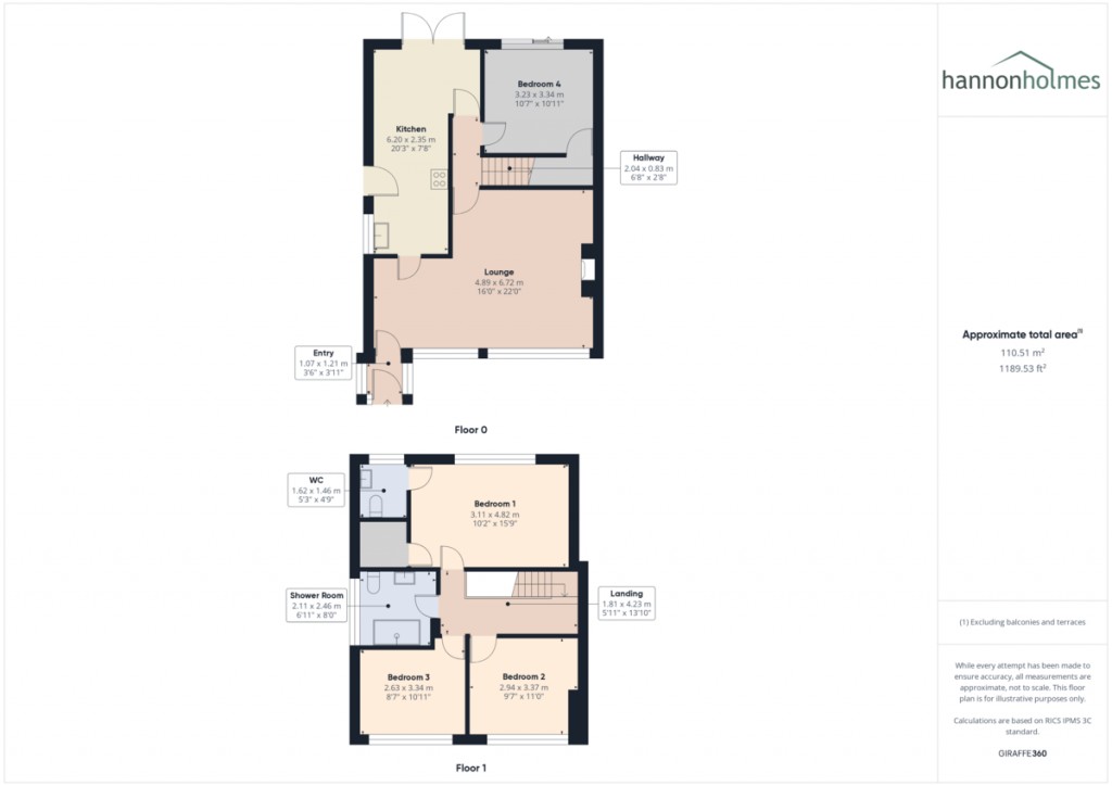 Floorplans For Heaton Avenue, Little Lever, Bolton